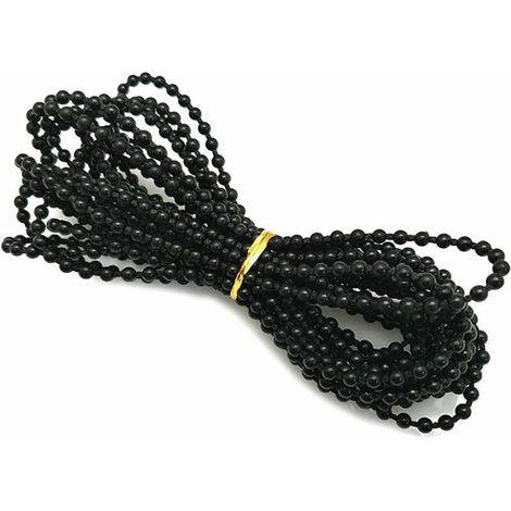 Accessoire pour store, chaînette de store, chaînette pour store vertical, accessoires pour stores verticaux, chaînette de réparation, pièces détachées pour stores enrouleurs (noir) - (1/5)