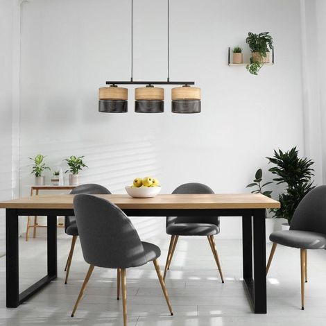 Tkkrywult NICOL 4801 lampe suspendue noir 90 cm hauteur