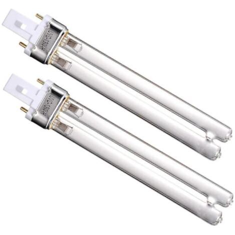 Lot de 2 lampes UV 13 W à culot G23 SunSun Jebao (1/5)