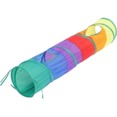 Tunnel pour Chat, Tube de Jeu Pliable pour Intérieur et Extérieur (1/5)