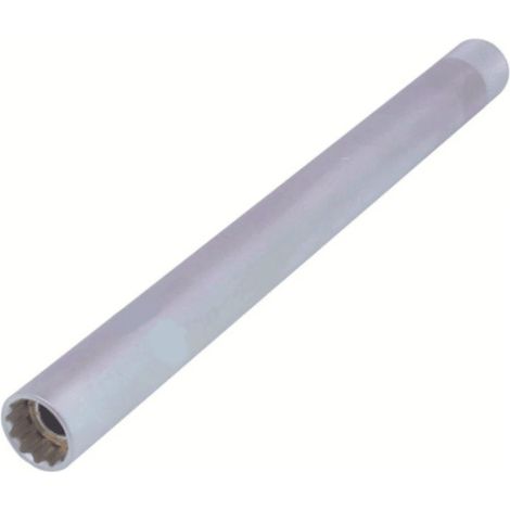CHIAVE BUSSOLA LUNGA PER CANDELE 18 MM POLIGONALE FEMMINA 3/8&quot 25 CM PT18