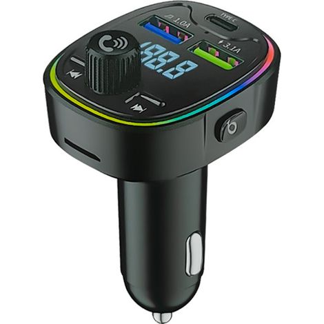 E-Commerce HT-3 Auto-Bluetooth-MP3-Player mit Freisprechfunktion, Sprachausgabe, PD-Schnellladefunktion und USB-Stick – Abbildung (1/2)