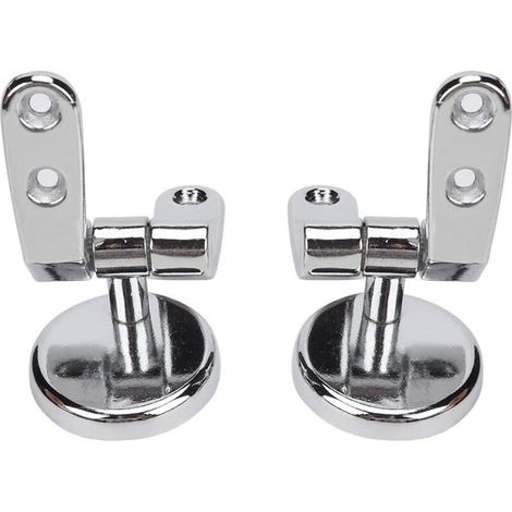Fixations de Couvercle de Toilette, Ensemble D'outils Universels de Fixations de Siège de Couvercle de Couvercle de Toilette Charnières de Sièges de Toilette pour la Réparation de Siège de Toilette, (1/5)
