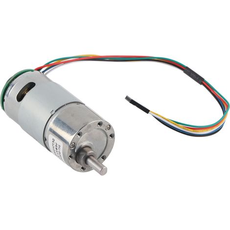 Großer Torsionsgetriebemotor mit Encoder, 12/24 V, Drehzahlreduzierungsmotor (12 V, 200 U/min) (1/5)
