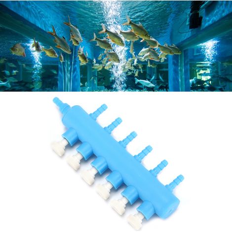 Accessoires pour Pompe à Air Aquarium Raccords Distributeur de Tuyaux avec Robinet Répartiteur 1 en 6-AUTRES (1/5)