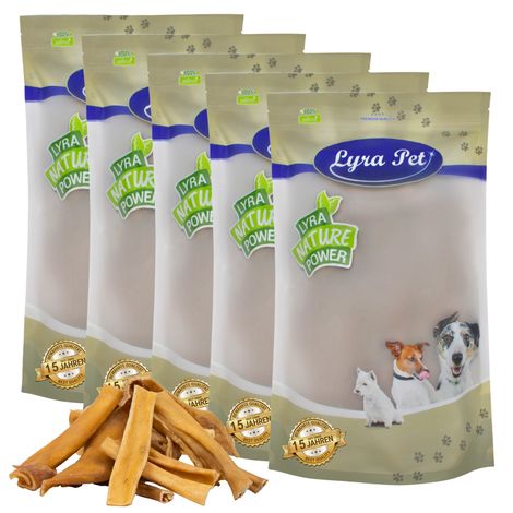 5 kg Lyra Pet® Peau de tête de bœuf brun clair, clair