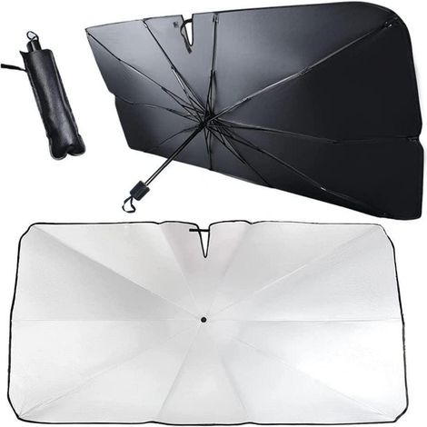 Sonnenschirm für Auto-Frontscheibe 150x80cm faltbar UV-Schutz (1/5)