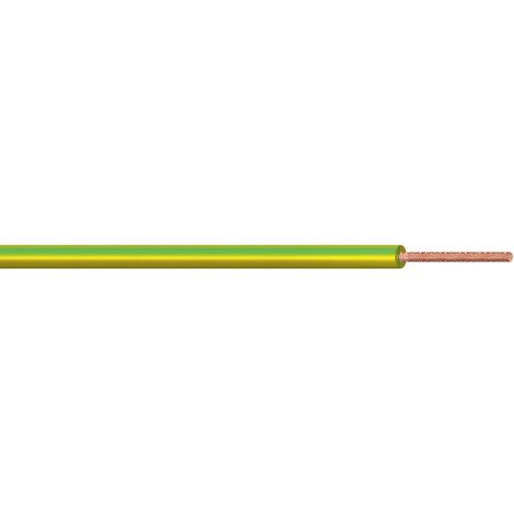 20 m cavo unipolare sezione 1 x 1,5 mm giallo verde