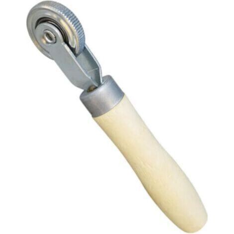 Rouleau de réparation de pneus – Conception à roulement à billes – Manche en bois – Convient pour réparer et compacter les rustines de pneus de camions et de véhicules. (1/4)