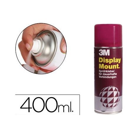 Pegamento scotch spray display mount 400 ml adhesivo permanente