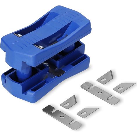 Dégauchisseuse manuelle, outil de finition pour le travail du bois, plaque de chant, plaque en acier, lames en B, outils utilitaires pour le travail du bois, adaptés au bois, au plastique et au PVC. (1/5)