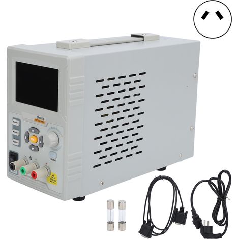 Alimentation programmable monophasée 600W, source de tension/courant réglable multi-gamme, alimentation AC 110-240V avec prise AU, précision numérique, idéale pour laboratoire et réparation électroniq (1/5)