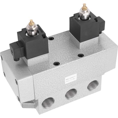Électrovanne 3 positions 5 voies à double commande électrique, structure à colonne coulissante G3/4 po K35D2H-20AC110V (1/5)