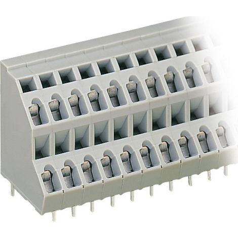 WAGO 736-104 Doppelstockklemme 2.50 mm² Polzahl 8 Grau 1 St. (1/2)