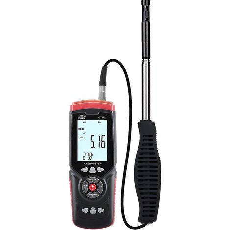 Anémomètre à fil chaud numérique portable GT8911 (1/4)