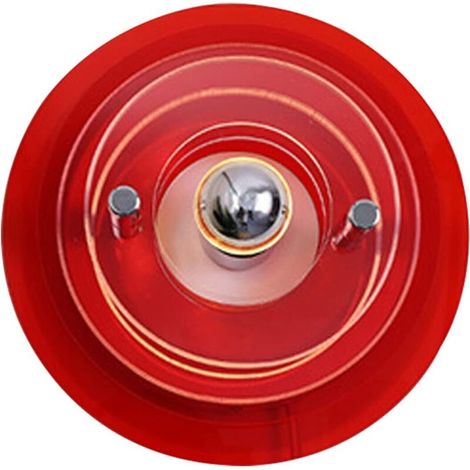 Applique medievale, UFO ultramoderno era spaziale anni '70 Bauhaus soggiorno camera da letto hotel atmosfera luce da parete, applique senza sorgente luminosa, piccola azzurro - D24xE17cm (1/3)