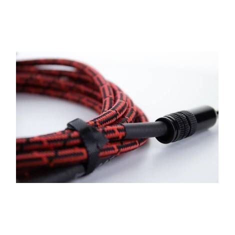 Câble de raccordement Cordial 15002 Jack audio [1x Jack mâle 6,3 mm (mono) - 1x Jack mâle 6,3 mm (mono)] 5 m noir, roug