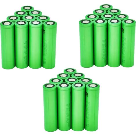 Batería de iones de litio, capacidad de 3000 mAh, tasa de descarga de 30 A, VTC6-30PCS (1/2)