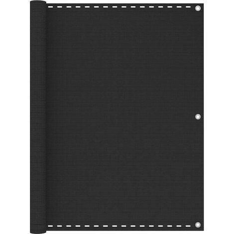 vidaXL Toldo para balcón HDPE gris antracita 120x600 cm (1/5)