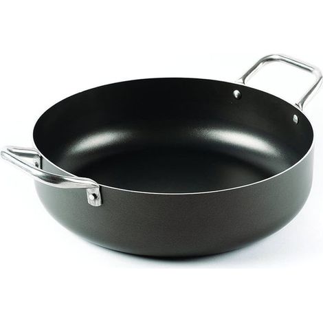 2M Tegame Antiaderente Chef Line Art.320 32 Cm Con 2 Manici In Acciaio