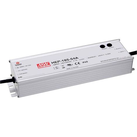 [GEBRAUCHT] B-Ware Mean Well Industrienetzteil HEP-185-48A 185W 48V/DC 3.9A PFC geschlossen 1150g (1/2)