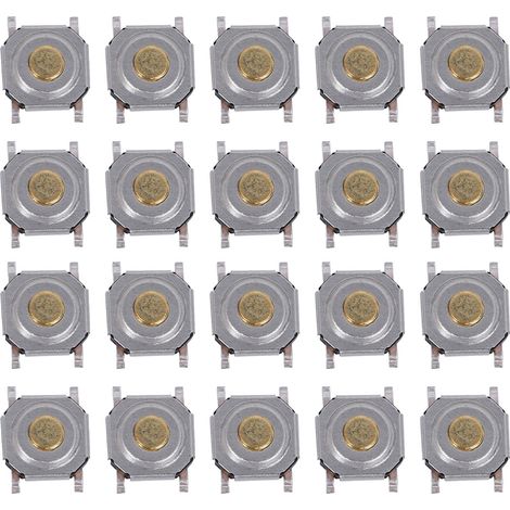 200 pièces Tactile bouton poussoir interrupteur en laiton étanche lumière touchant Patch SMD 4x1.5