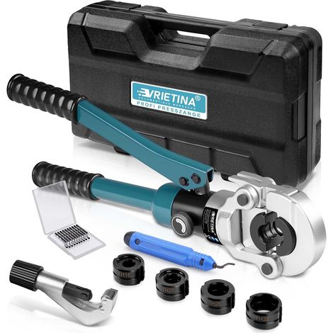 Pince à sertir professionnelle pour tube en cuivre TH avec coupe-tuyau, pince à sertir manuelle pour tuyau en cuivre avec TH16, TH20, TH26, TH32 pour tube composite (1/5)