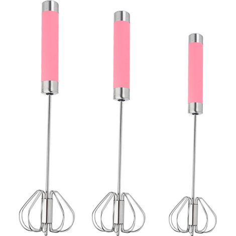 Fouet À Œufs - Acier Inoxydable - 25,5 cm 30,5 cm 35,5 cm - Pour Cuisine Pâtisserie Restaurant - Lot De 3 (1/5)