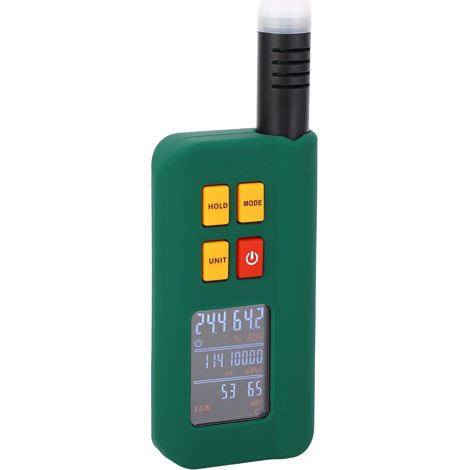 Tester ambientale: temperatura, umidità, altezza LX, pressione atmosferica, rumore, per biblioteca, esterno, officina, DC 5V, di DEBUNS (1/5)