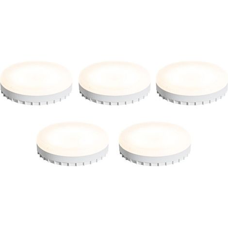 Confezione da 5 lampadine LED dimmerabili a 3 livelli, 9W, 900 lm, luce calda 3000K, attacco E27