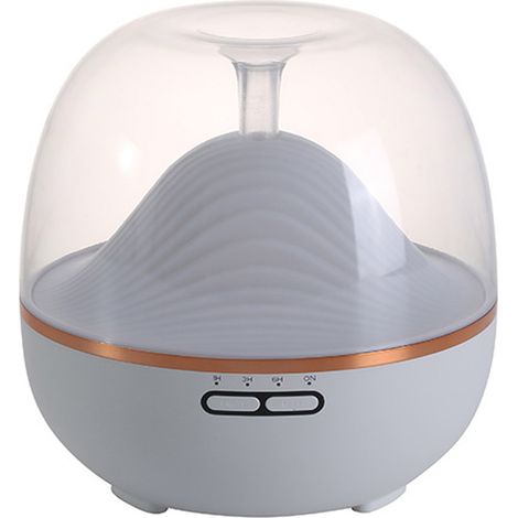 1 Diffuseur d'arômes, 600 ml, humidificateur à ultrasons pour huiles essentielles, silencieux, sans BPA, usage chambre bureau spa (1/5)
