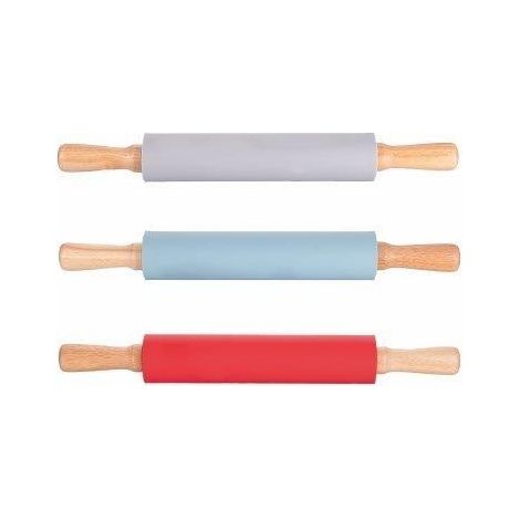 MATTARELLO LEGNO E SILICONE 3 COLORI ASSORTITI