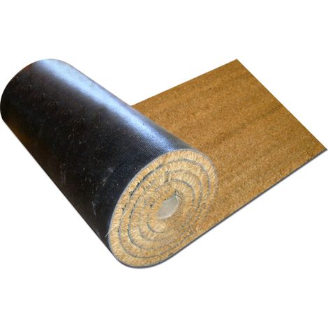 ZERBINO in FIBRA in COCCO fondo in PVC da 100 cm MAURER Rotolo da 12 metri (1/2)