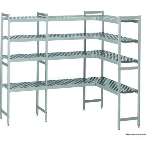 Rayonnage Linéaire pour Chambre Froide 4 Niveaux - Nosem