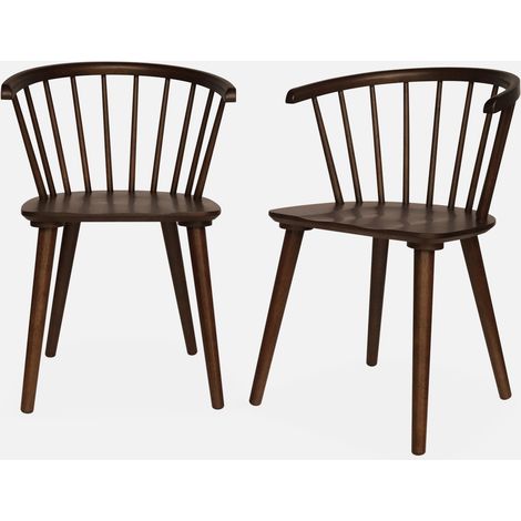 Set 2 sedie da bar in legno e compensato (1/5)