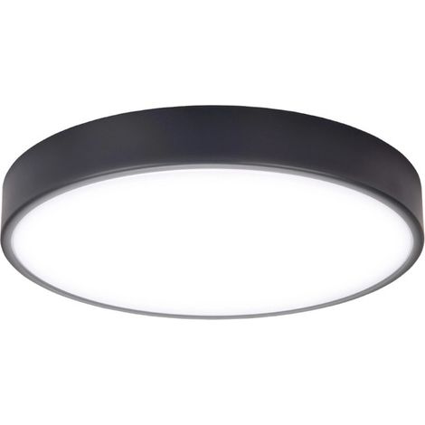 Plafoniera LED circolare da 33 cm, 18 W, 1350 lm Bordo nero Lampada da soffitto a LED (1/5)