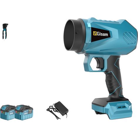Souffleur d'air, moteur sans balais, fonctionnement sans fil, 2 Batterie (1/2)