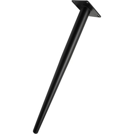 Pieds de Meubles Inclinés en Fer Noir, Stables et Antirouille, pour Tables à Manger et Canapés Vos Projets de Meubles DIY (1/5)