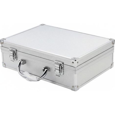 Coffret à outils portable en aluminium avec intérieur ajustable et (1/5)