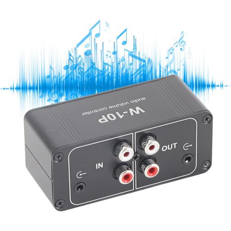 Carte de contrôle de volume stéréo pour amplificateur audio avec sortie RCA et jack 3,5 mm (1/5)