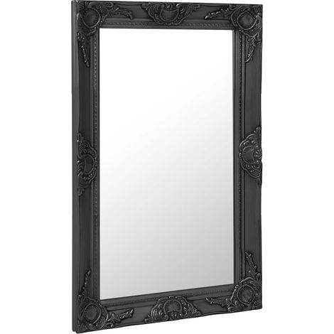 Maison Exclusive - Specchio da Parete Stile Barocco 50x80 cm Nero (1/5)