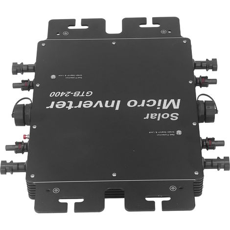 2400 W Solar-Mikrowechselrichter mit WLAN-App-Steuerung, IP65 wasserdicht, MPPT-Netzanschluss, EU-Stecker 230 V (1/5)