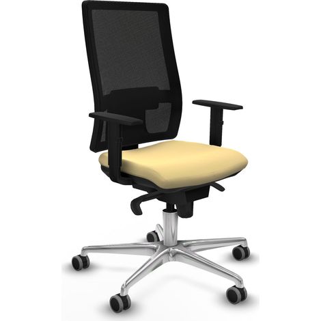 Silla de oficina piqueras y crespo Hornas negro soporte lumbar ajustable (1/5)