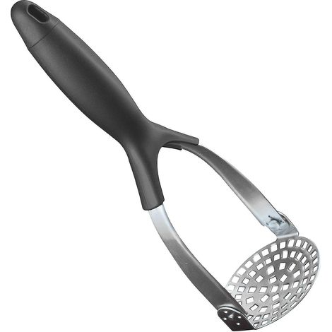 Presse-purée pliable en acier inoxydable - Presse-purée professionnel robuste (1/5)