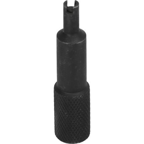 Estrattore universale per valvole Schrader - Robusto strumento in metallo nero per biciclette, motociclette e auto - Compatto e portatile (1/5)