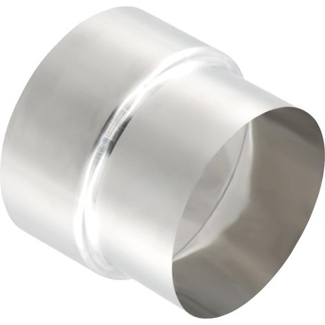 Tuyaux de Poêle Réduction Conduit, Réduction de Tuyau de Poêle, Adaptateur de Cheminée En Acier Inoxydable, Réducteur de Tuyau de Cheminée, ø100 mm à ø80 mm (ø100 mm à ø80 mm) (1/5)