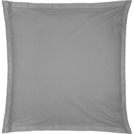 Federa per cuscino 63 x 63 cm, cotone grigio