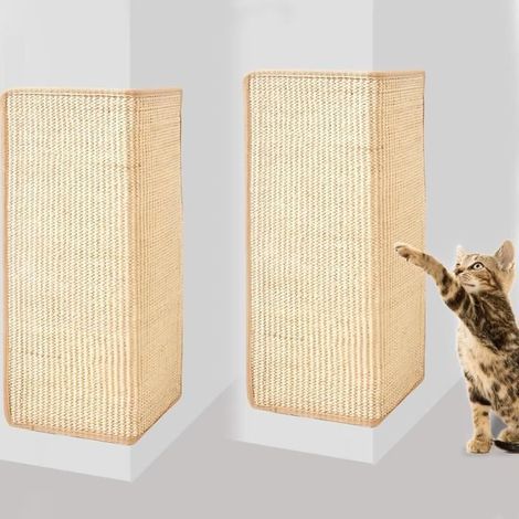 Tapis griffoir - Chat - Sisal - 50x25 cm - Protection anti-rayures - Utilisation intérieure (1/4)