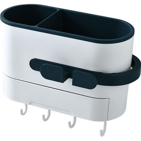 Organisateur De Sèche-Cheveux Compatible Avec La Plupart Des Sèche-Cheveux, Support De Sèche-Cheveux Pour Salle De Bain (1/5)