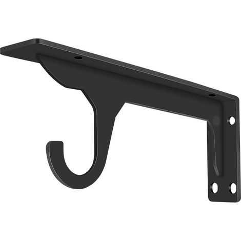 Stück schwarze, robuste Wandregalhalterungen, Metallregalträger, Wandregalbefestigungen (1/3)